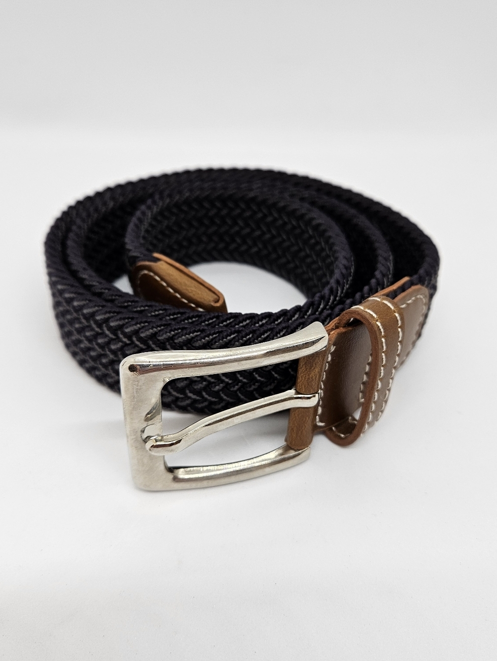 USG Women's Belt - Breezy Navy/Grey Stretch Belt 90cm